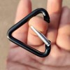 1 Piece, Triangular Climbing Carabiner Clips, Iron Heavy Duty Snap