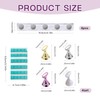 DALAETUS 4pcs Magnetic Nail Tips Stand,Nail Stand Display, Acrylic Nail