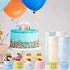 Ninehaoou 200 Sets 6 oz Ice Cream Paper Cups with