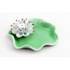 We Pay Your Sales Tax Elegant Lotus Leaf Incense Plate