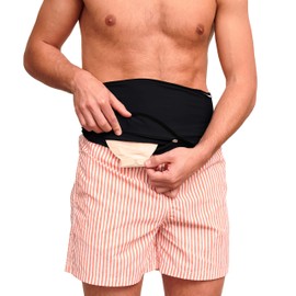 SIIL Ostomy Belt for Men & Women | FSA & FHA Approved | Premium Ostomy Bag Covers | Sports & Swimming | Colostomy Belts, Illeostomy Covers | Ostomy Wrap (Improved Zipper & Velcros) Made in EU - XS