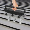 Three-Station Edge Roller Bender,0-90°Bending Angle Metal Bending Tool Standing Seam