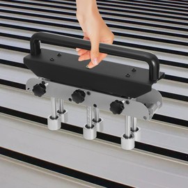 Three-Station Edge Roller Bender,0-90°Bending Angle Metal Bending Tool Standing Seam Roofing Tools,Sheet Metal Bender