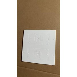 Outlet Insulators Draft Sealers, Electric Insulation Switch Socket Cover Pads EVA Foam Replacement Energy Saving Universal Gasket Plates for Wall, Light (White, Double(10 Pack))