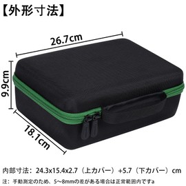 HiKOKI Former Hitachi Koki 7.2V Cordless Impact Driver WH7DL(NN) Dedicated Storage Case (Case Only) - Aenllosi