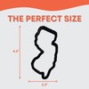 New Jersey State Cookie Cutter with Easy to Push Design