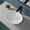 Davivy 16'' X 13.5'' Oval Vessel Sink with Pop Up