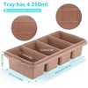 Ztomine Silicone Freezer Tray With Lid - Silicone Freezer Food