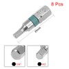 sourcing map 8pcs 25mm Long 1/4" Hex Shank H3 Hex
