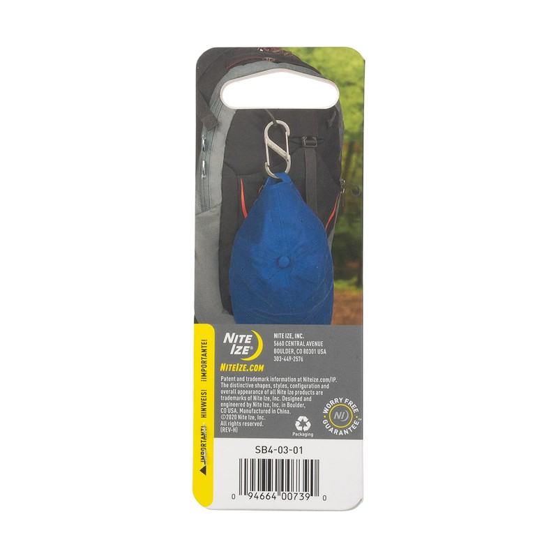 Nite-ize S-Biner Dual Carabiner Stainless Steel #4 S-Biner Dual Carabiner