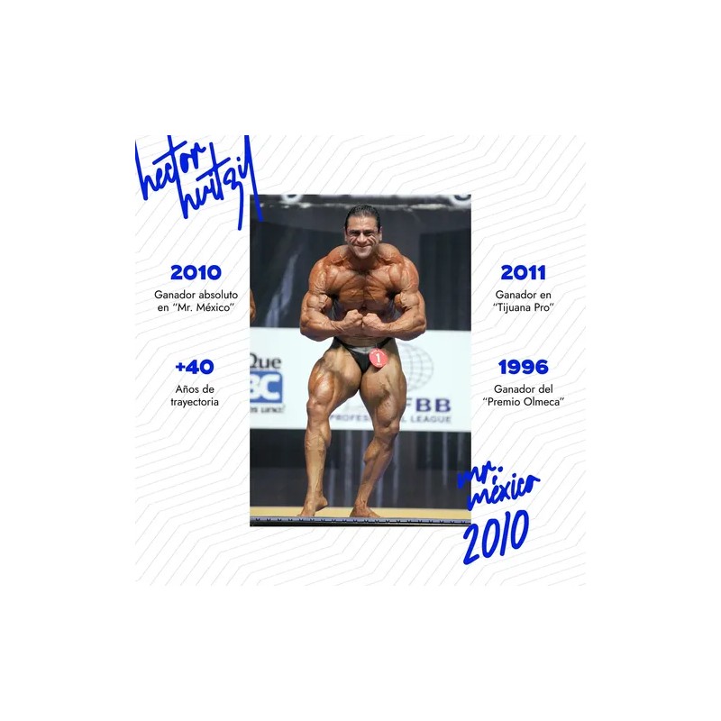 Héctor Huitzil Proteína Aislada Premium Isolate 3,5 Lbs Vainilla