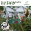Kingsyard Squirrel Proof Platform Bird Feeders for Outdoor Hanging, Caged