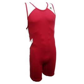 Russell Athletic Men's Wrestling Sprinter Singlet Medium Red/White