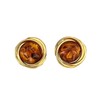 Popular French Retro Maillard Color Statement Stud Earrings For Women
