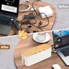 Cable Management Box, Larger Cable Tidy Box Cord Organizer Boxes