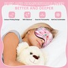 2 Pack Sleep Mask, Cute Unicorn Mermaid Blackout Sleeping Mask,