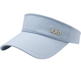 White Fang CA962 Men's Visor, Sun Visor, Hat, Simple, Plain, Sunshade, Modern, One Color, Brim, Logo, blue