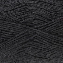 King Cole Big Value Recycled Dishcloth Cotton Aran Yarn 100g (Black 5064)