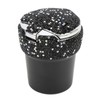 Car Ashtray DiamondStudded Smokeless Container with LED Light Indicator Multifunctional