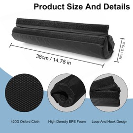 IPENP Zero Gravity Chair Foot Rest, Footrest Cushion for Anti Gravity Folding Recliner, Footrest Padding for Patio Lawn Outdoor Chair, Comfortable Foot Mat Accessories for Tall User