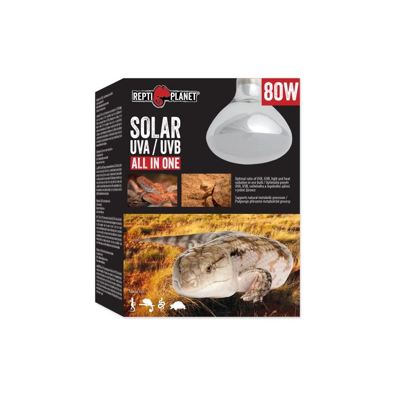 ReptiPlanet Bulb Solar UVA & UVB 80 W