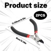 Wire Cutters Small,2PCS Side Cutters,Pliers for Jewelry Making,Wire Snips for