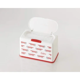 Skater MKST1-A Mask Stocker, Spring Lifted Type, Holds Approx. 60 Masks, 8.3 x 4.3 x H: 5.1 inches (21 x 11 x 13 cm), Design: Lisa Larson