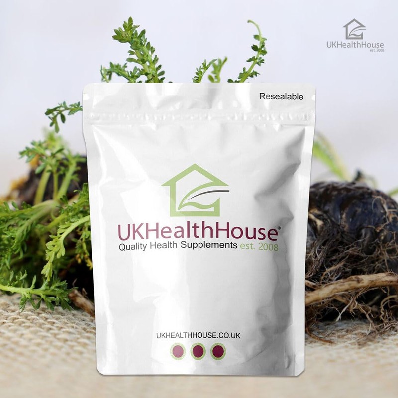 UKHealthHouse Black Maca Root Powder 100% Pure Peruvian Ginseng Maca