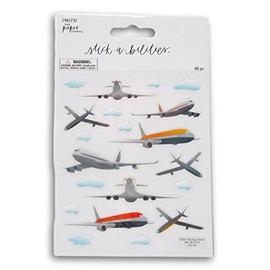 Airplane Stickers for Journaling, Scrapbooking, Cardmaking, Arts & Crafts - 40 Pieces