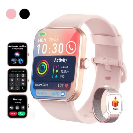 Reloj Inteligente Smart Watch Feipuqu Modelo R50 De 1.85´ Smartwatch Mujer Llamada Inteligente, Foto, Más De 100 Modos De Deporte