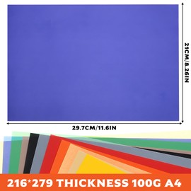 26 Sheets of Colourful Tracing Paper, Parchment Paper for Printing, A4 Craft Paper, Coloured Paper for Crafts for Lanterns, DIY Arts and Crafts (13 Colours)