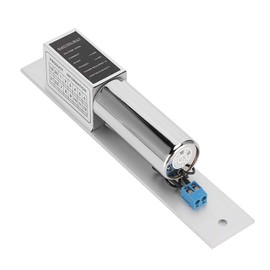 Electric Drop Bolt Plug Narrow Door Lock, DC12V 2-Wire Normal Temperature Electric Bolt Lock Security Access Control System for Glass Doors