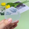 Farmer Mani 12 Pcs Clear Plastic Round Storage Jars, 1.7