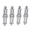 LABRIMP 4pcs Stainless Steel to Adapter Spigot for Light Stand