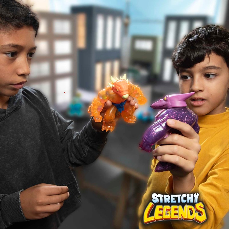 Stretchy Legends D'Molition Elastic Action Figures for Children, Stretchy Superhero