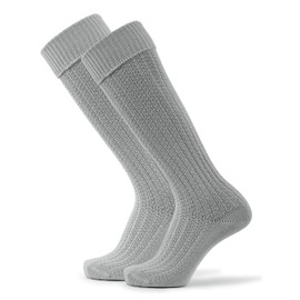 Stockerpoint Men's Long Traditional Socks Pack of 1 (Model: OC-Markus), gray
