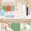 Juego de 14 Botellas De Viaje Silicona, Contenedor de Viaje
