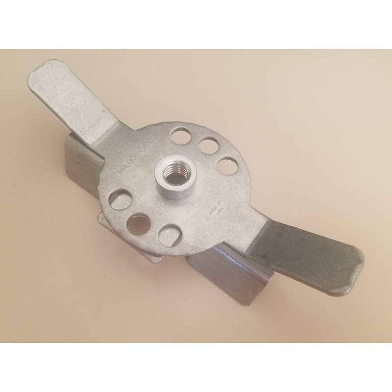 FQQF Propane Tank Lock Bracket (1/2" Thread) - Silver -