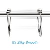 Uigos Shower Curtain Rings for Bathroom - Stainless Steel, Set