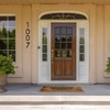 JAONLD House Number Sign Black Acrylic House Number with Screws,