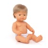 Miniland Baby Doll Caucasian Dirty Blond Boy 15'' polybagged
