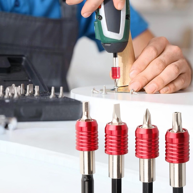 Bestgle 4 Pcs Drill Bit Extension Set, Magnetic Drill Screwdriver