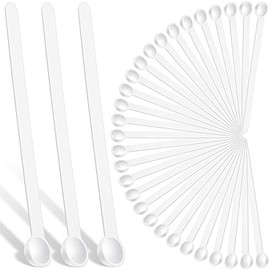 1/32 Teaspoon Micro Scoops 150 Milligram Mini Measuring Spoons Tiny Little Plastic Scoop for Measuring Cosmetics, Medicines, Powders, Glitter and Seasoning (White,32 Pieces)