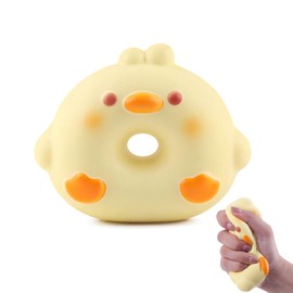 Anboor Slow Rebound Squishies Toys for Children Chicks Doughnut Squishys Foam Food Donuts Jumbo Large Stress Squishes Cute Giant Squeeze Toy