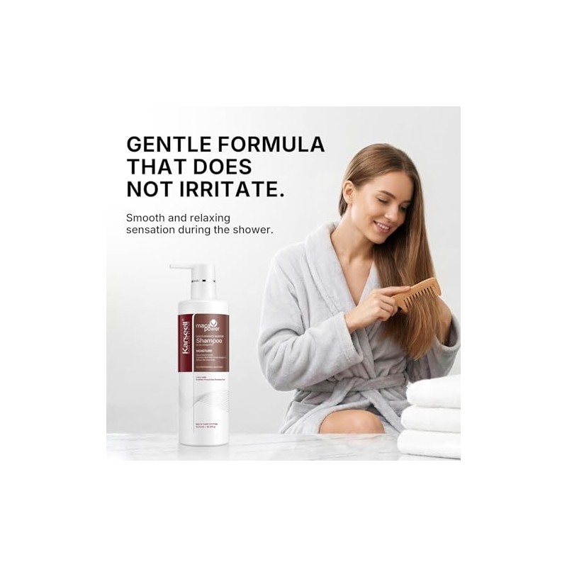 Karseell 16.9 Oz 500ml champú, suave e hidratante para el