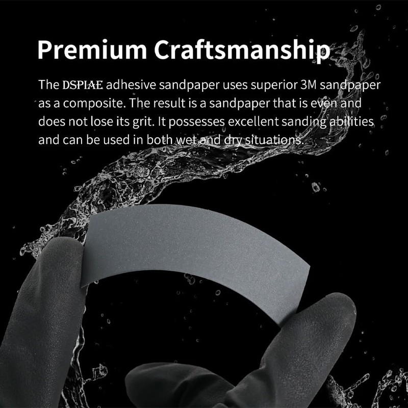 DSPIAE MSP Die-Cutting Adhesive Sandpaper