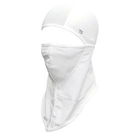 TS DESIGN 84119 Balaclava Ice Mask, White, Free