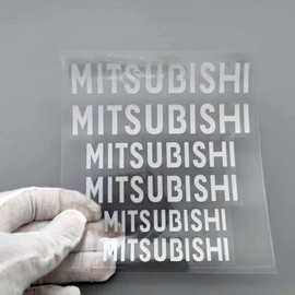 Brake Caliper Sticker for Mitsubishi [Provide Dozens of Patterns for You to Choose] White