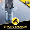 110pk Wood Screws Assortment | Countersunk Screw Set with Storage