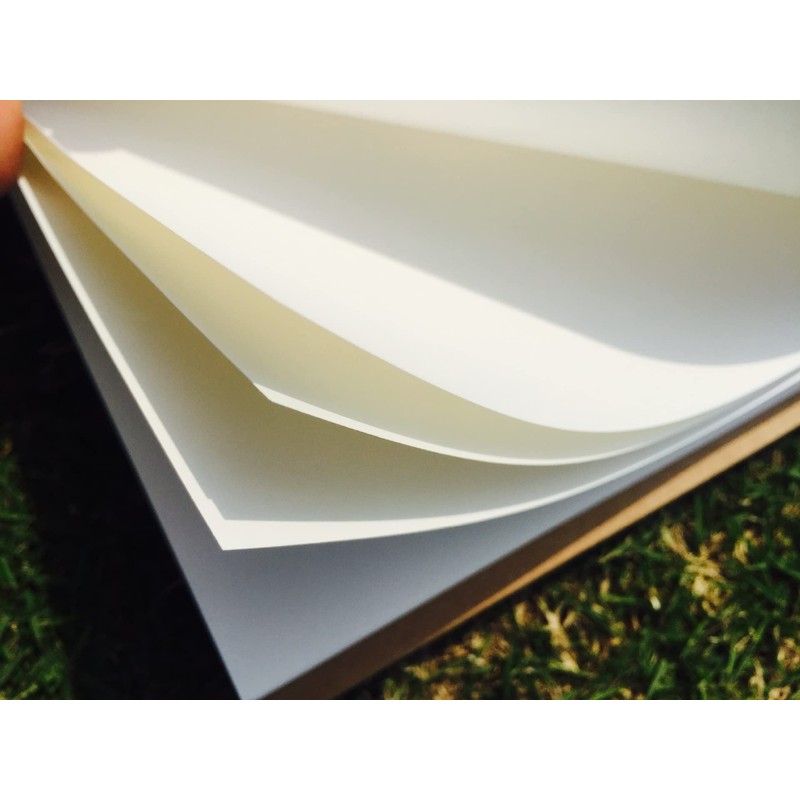 A4 Kraft Scrapbook,Blank Ring Binder Notebook Notepad Loose Leaf Sketchbook